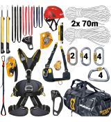 Set vybavenia pre prácu vo výškach horolezeckou technikou